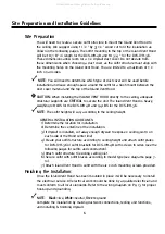 Preview for 8 page of DCS DCS-IVH-48 Use & Care Installation Instructions