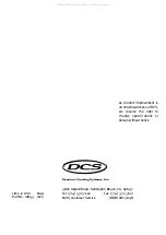 Preview for 20 page of DCS DCS-IVH-48 Use & Care Installation Instructions