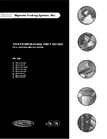 DCS DCS-VH-30HS Use And Installation Manual предпросмотр