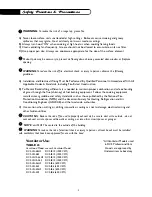 Preview for 4 page of DCS DCS-VH-30HS Use And Installation Manual