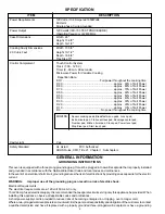 Предварительный просмотр 6 страницы DCS MO-24-SS Technical Service Manual