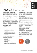 Preview for 6 page of DCS PLANAR 450 Installation Manual