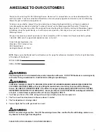 Preview for 3 page of DCS Professional Warming Drawer WDT-30 Use And Care Manual