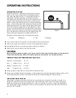 Preview for 8 page of DCS Professional Warming Drawer WDT-30 Use And Care Manual