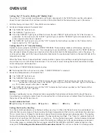 Preview for 20 page of DCS RDT-305 Use And Care Manual