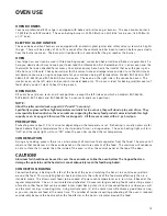 Preview for 17 page of DCS RGT-305 Use And Care Manual