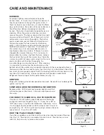 Preview for 25 page of DCS RGT-305 Use And Care Manual