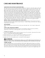 Preview for 28 page of DCS RGT-305 Use And Care Manual