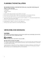 Preview for 10 page of DCS RGTC-305 Installation Manual