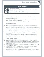 Preview for 7 page of DCS RX215PJX1 Installation Instructions And User Manual