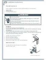 Preview for 8 page of DCS RX215PJX1 Installation Instructions And User Manual