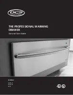 Preview for 1 page of DCS Warming Drawer WDI Use And Care Manual