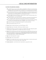 Preview for 7 page of DCS WDI Use And Care Manual