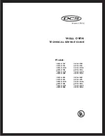 DCS WO-127BK Technical Service Manual предпросмотр