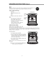 Предварительный просмотр 14 страницы DCS WOS-127 Use And Care Manual