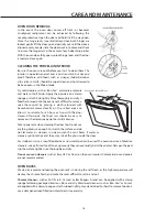 Предварительный просмотр 19 страницы DCS WOS-127 Use And Care Manual