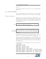 Preview for 64 page of DCT Antares SB User Manual