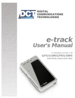 DCT e-track User Manual preview