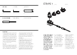 Preview for 2 page of DCW editions AARO table Instruction & Use Sheet