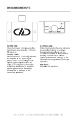 Предварительный просмотр 5 страницы DD Audio DM1000a Owner'S Manual