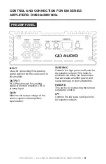 Предварительный просмотр 6 страницы DD Audio DM1000a Owner'S Manual