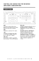 Предварительный просмотр 7 страницы DD Audio DM1000a Owner'S Manual