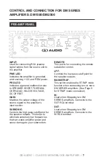 Предварительный просмотр 8 страницы DD Audio DM1000a Owner'S Manual