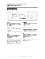 Предварительный просмотр 5 страницы DD Audio DM1500 Owner'S Manual