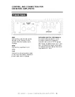 Предварительный просмотр 6 страницы DD Audio DM1500 Owner'S Manual