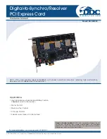 Preview for 1 page of DDC SB-3623XKX Hardware Manual