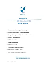 DDMALL HE-20IR User Manual предпросмотр