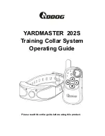 Предварительный просмотр 1 страницы Ddog 202S 500 Operating Manual