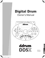 Preview for 1 page of ddrum DD5X Owner'S Manual