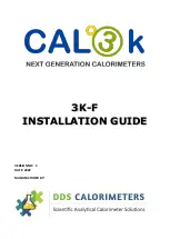 DDS Calorimeters CAL3K 3K-F Installation Manual предпросмотр