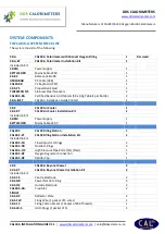 Предварительный просмотр 5 страницы DDS Calorimeters CAL3K-A Installation Manual