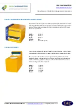 Preview for 6 page of DDS Calorimeters CAL3K-A Installation Manual