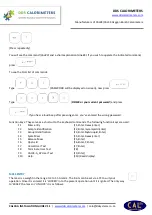 Preview for 14 page of DDS Calorimeters CAL3K-A Installation Manual