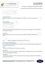 Preview for 16 page of DDS Calorimeters CAL3K-A Installation Manual