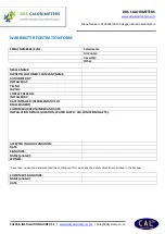 Preview for 22 page of DDS Calorimeters CAL3K-A Installation Manual