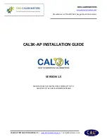 DDS Calorimeters CAL3K-AP Installation Manual предпросмотр