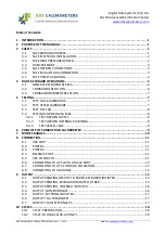 Предварительный просмотр 2 страницы DDS Calorimeters CAL3K Series Operation Manual