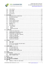 Предварительный просмотр 3 страницы DDS Calorimeters CAL3K Series Operation Manual