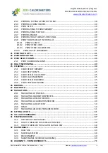 Предварительный просмотр 4 страницы DDS Calorimeters CAL3K Series Operation Manual