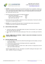 Предварительный просмотр 7 страницы DDS Calorimeters CAL3K Series Operation Manual