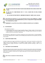 Предварительный просмотр 8 страницы DDS Calorimeters CAL3K Series Operation Manual