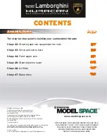 Предварительный просмотр 2 страницы De Agostini MODEL SPACE Lamborghini Huracan Assembly Manual