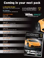 Предварительный просмотр 17 страницы De Agostini MODEL SPACE Lamborghini Huracan Assembly Manual