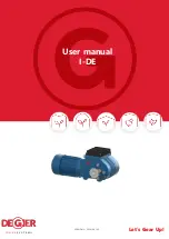 de Gier I-DE User Manual preview