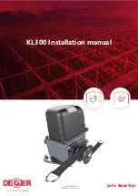 Предварительный просмотр 1 страницы de Gier KL300 Installation Manual