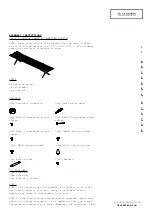 De La Espada 395Q/V OVERTON TABLE Assembly Instructions Manual preview